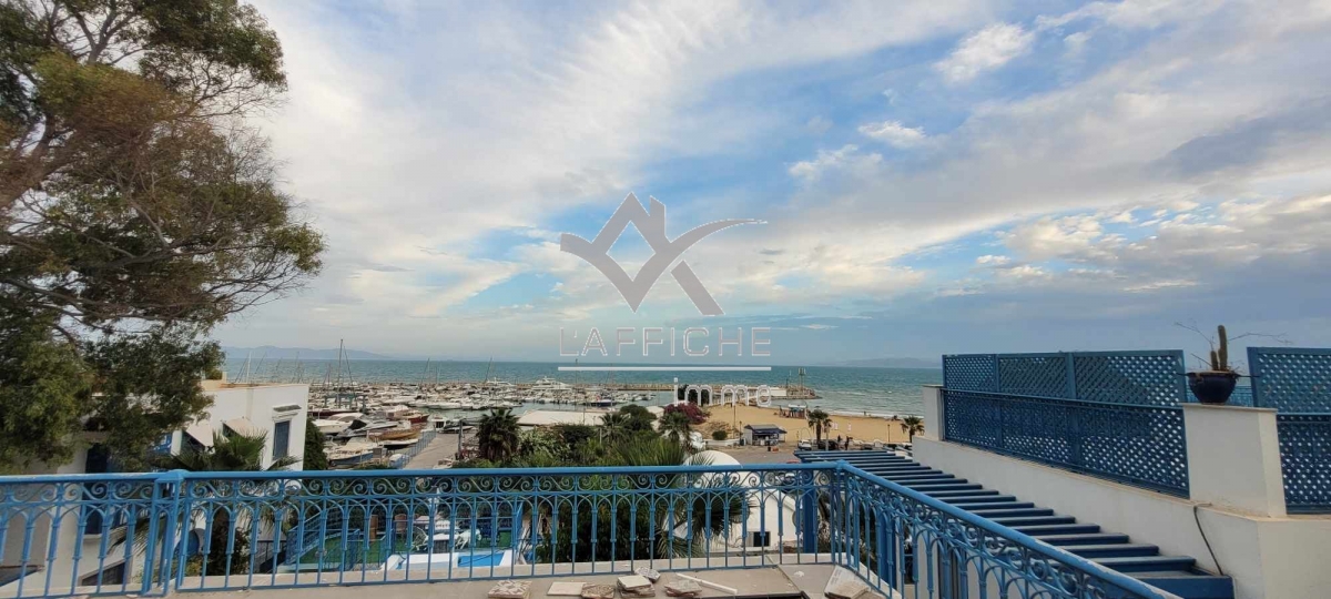 Carthage Sidi Bousaid Vente Duplex Duplex vue sur mer  sidi bousaid ref0988