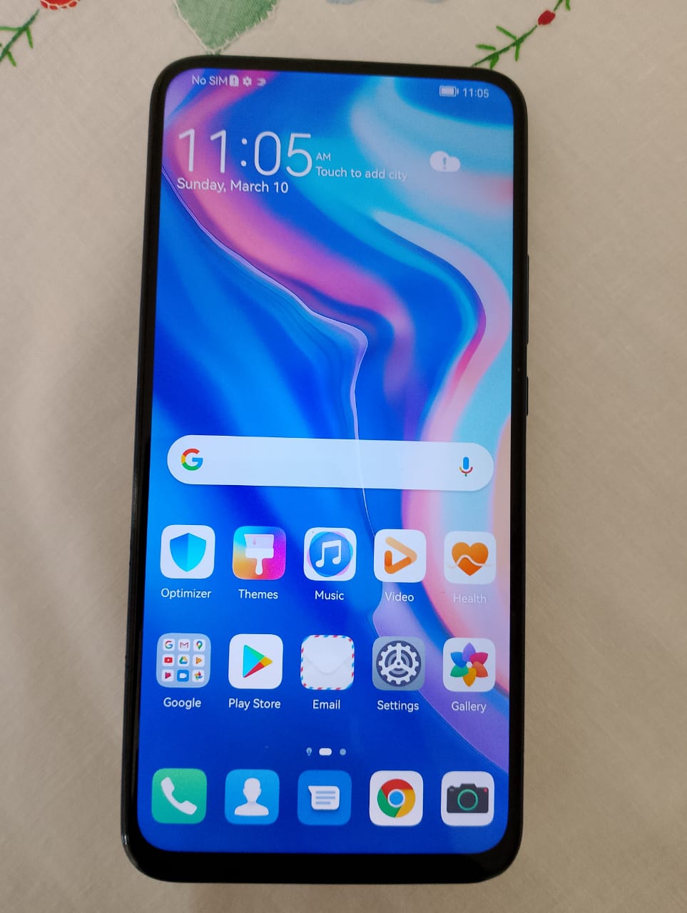 El Menzah El Menzah 4 Huawei Autre Modle Y9 prime 2019 4g double sim bleu